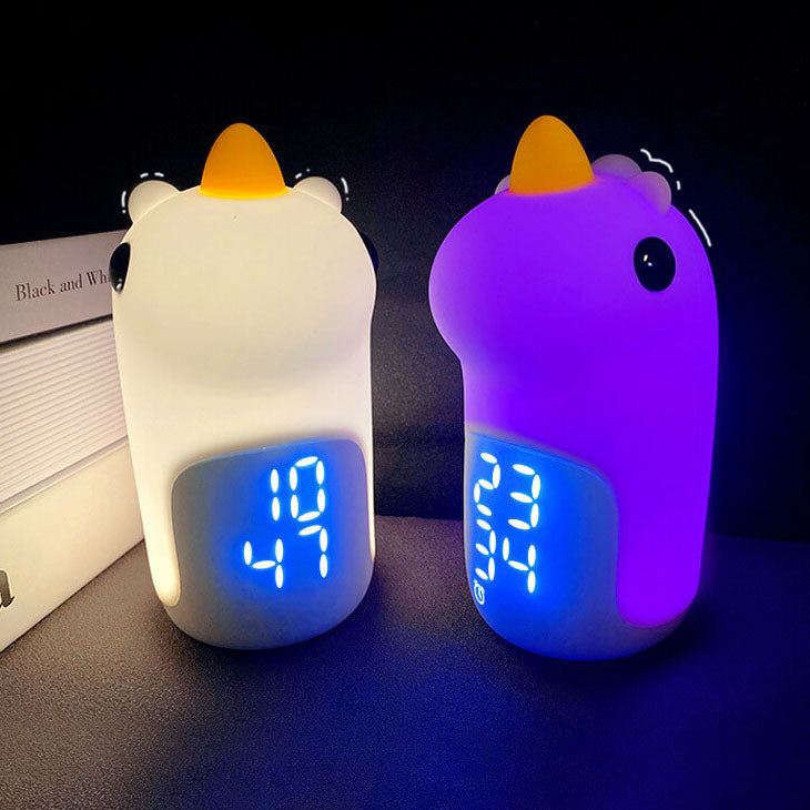 Unilora DreamLight Alarm Clock | Unicorn Design | Timer & LED Night Light | Nursery Decor