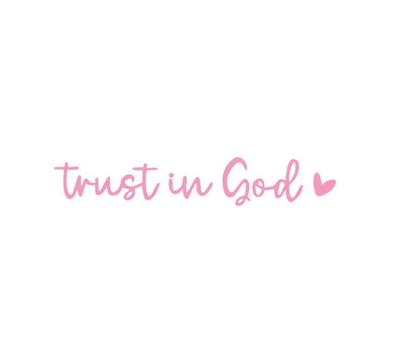 “Trust in God” Rear-View Mirror Decal