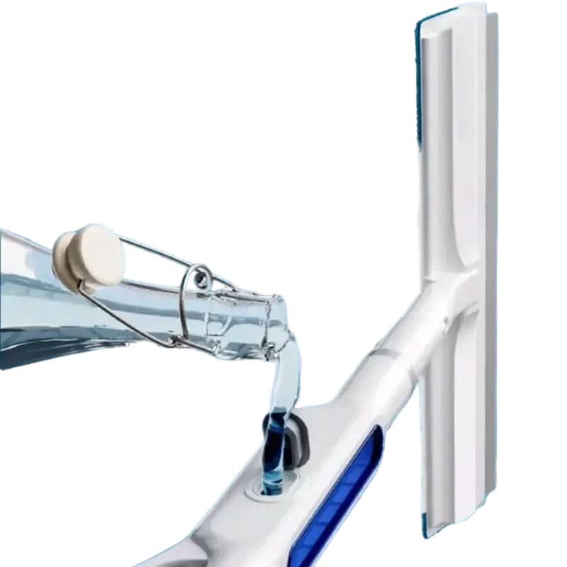 in-1 window wiper - spray, wipe & shine for streak-free windows