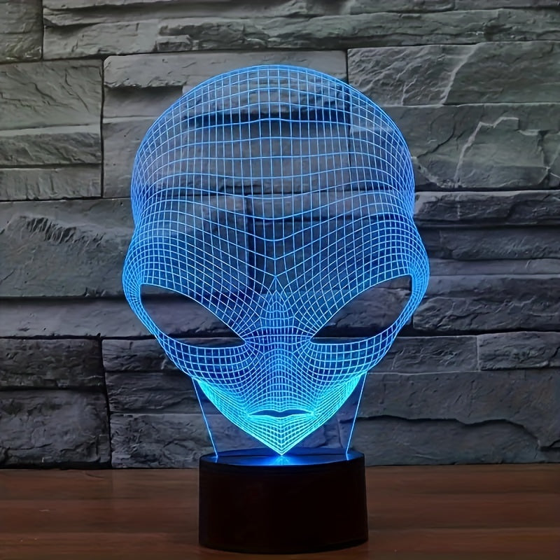 AstroLight – 3D-alien lamp with LED color lighting and touch control