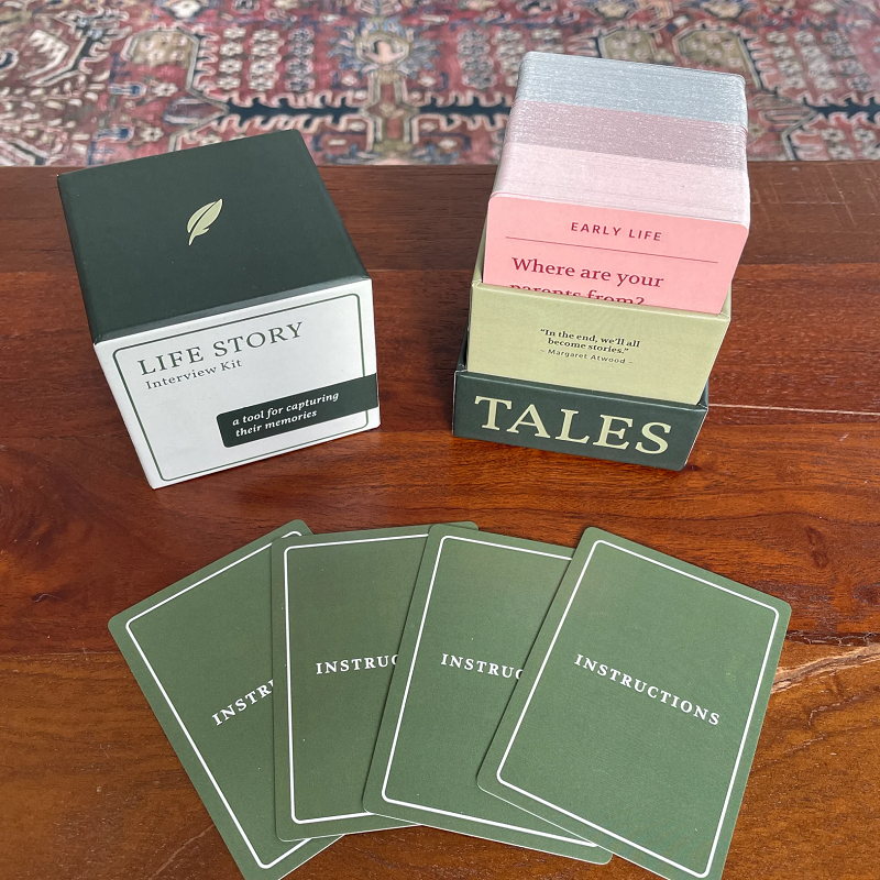 Life Story Interview Cards Set