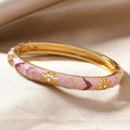 Floral Accented Bangles