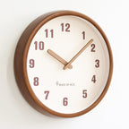 Natural Wooden Round Silent Wall Clock Deco Clock