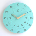 Learning Time Children's Room Silent Wall Clock