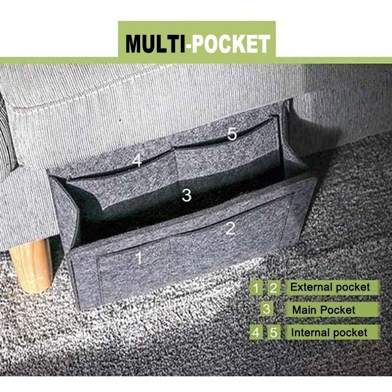 Nightstand Organizer Hanging Bag