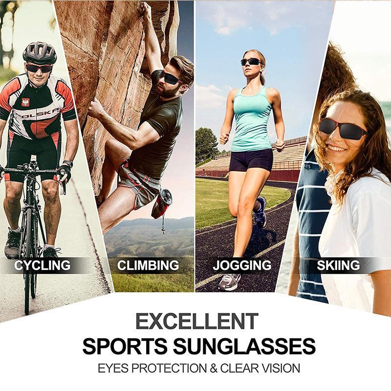 Sunglasses with UV protection for outdoor cyclists