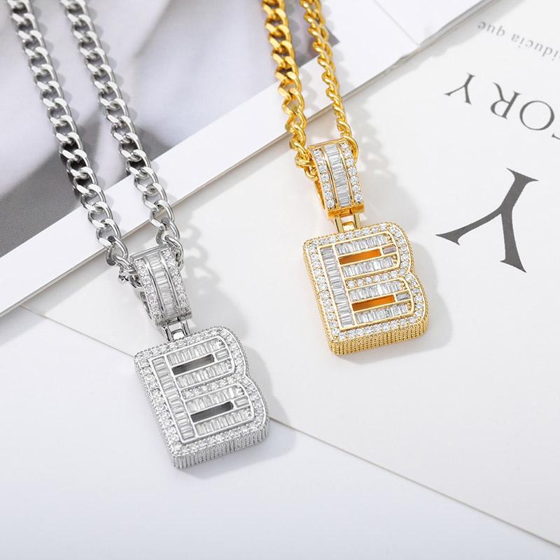 Stainless Steel Initial Necklace