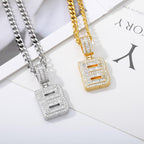 Stainless Steel Initial Necklace