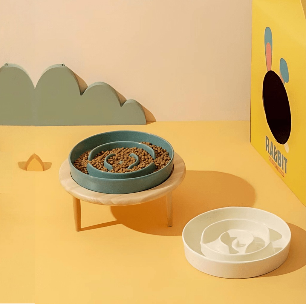 Premium Slow Feeder Bowl for Dogs & Cats