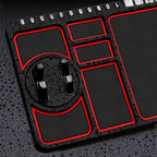 Non-slip mat with phone holder