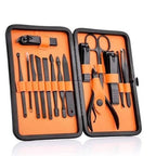 15-piece professional manicure set with travel case