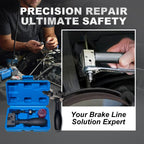 Universal tool for flaring brake lines for cars