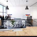 Astronatic™ Alarm Clock - LED Screen with 180° Projector