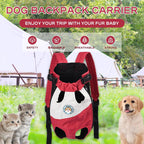 Portable backpack for dogs and cats on travels