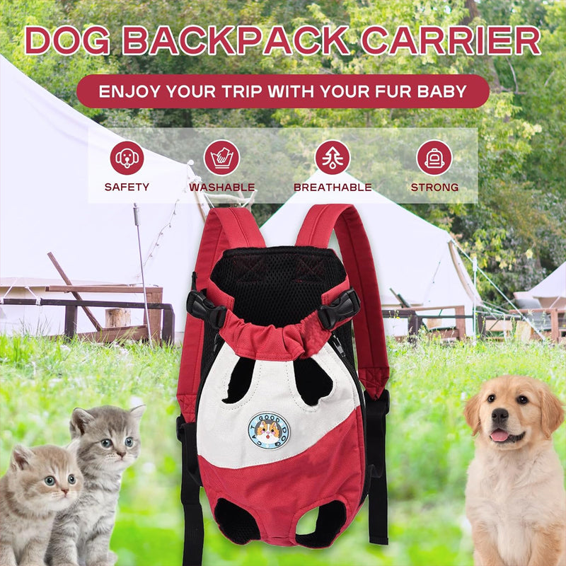Portable backpack for dogs and cats on travels