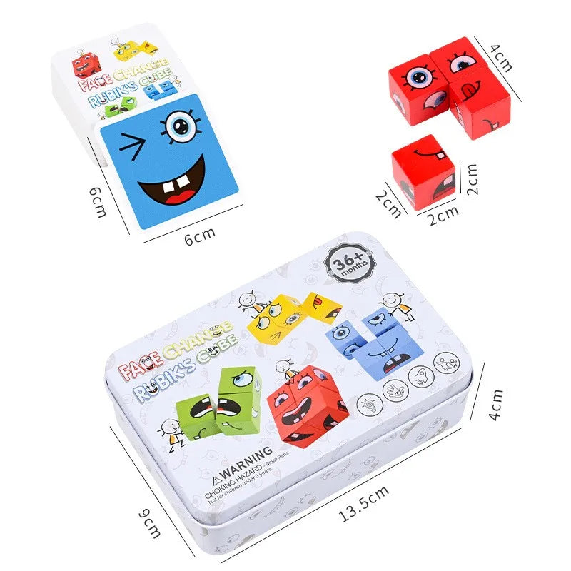 BlockiMix Wooden Puzzle Game – Colorful Educational Blocks for Toddlers and Preschoolers