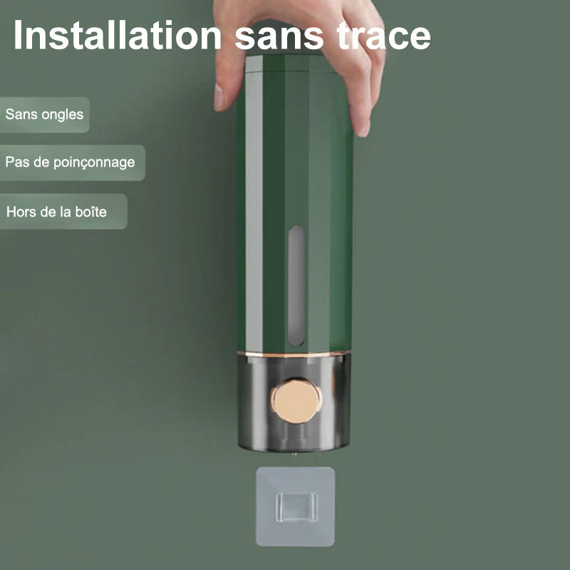Wall-mounted soap dispenser