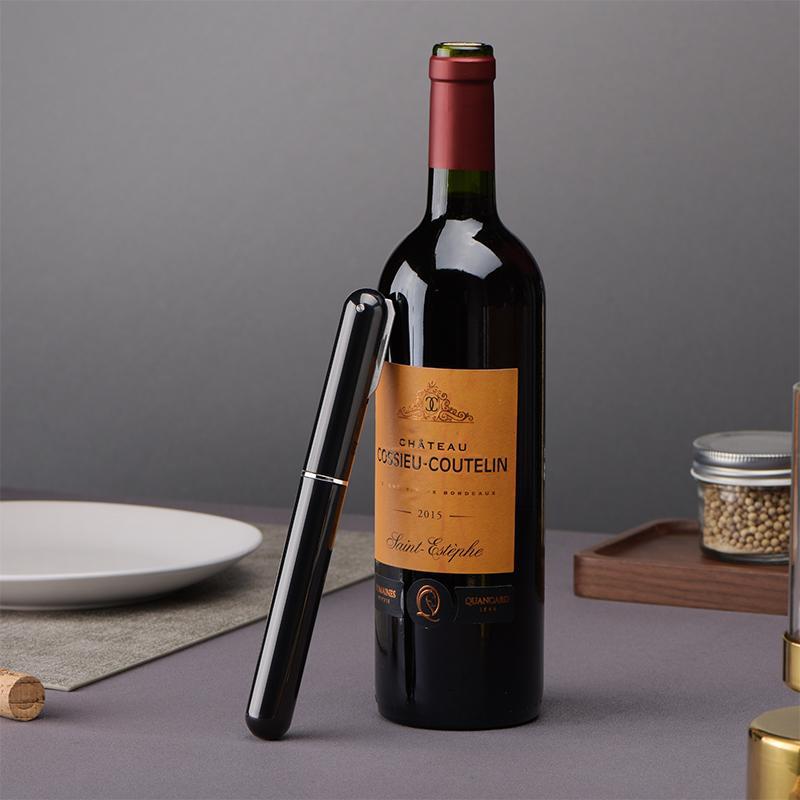 Air pump wine opener