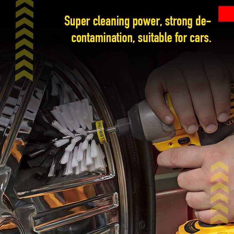 Electric drill brush