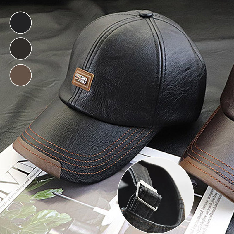 New trendy leather cap