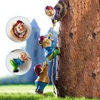Gnome Climbing Ornament