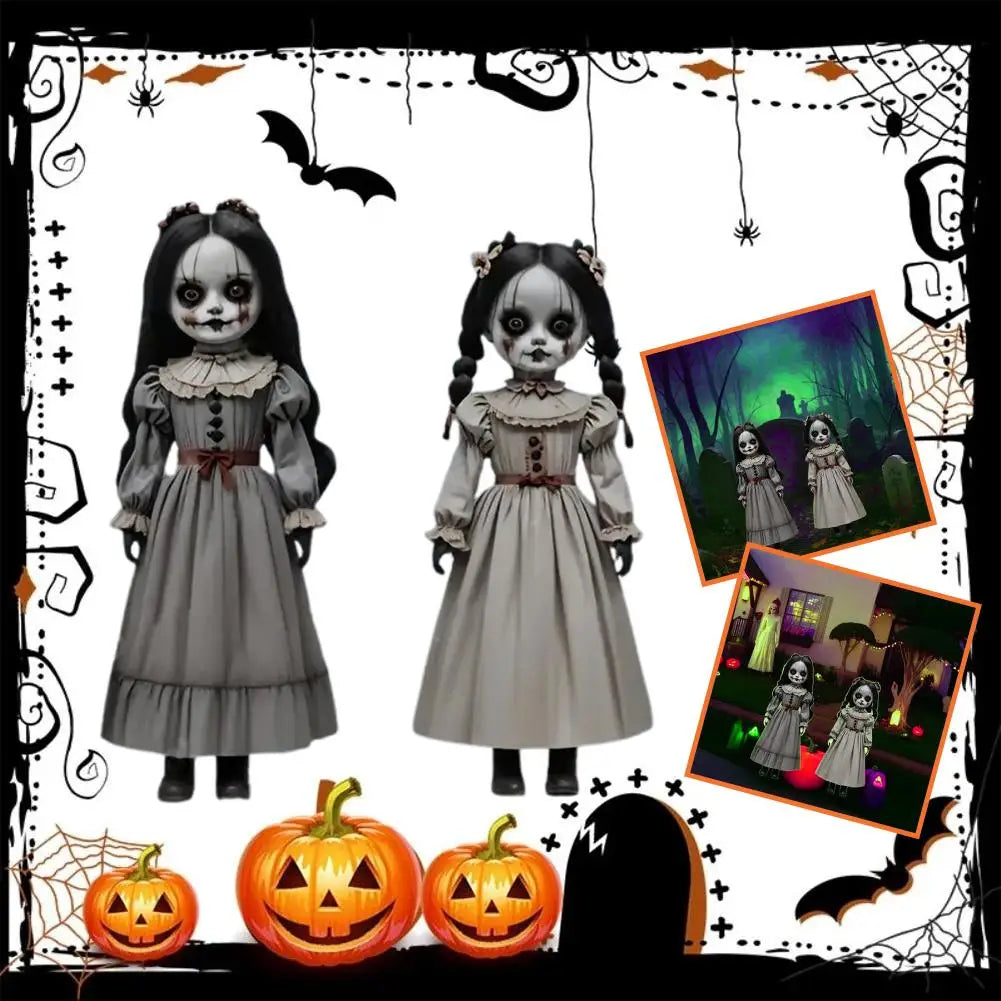 Ghost Doll Halloween Decor for Outdoor Yard and Garden