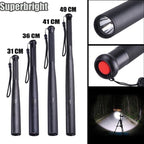 Baseball Bat Shaped LED Flashlight | Aluminum Alloy, 3 Lighting Modes | Emergency & Utility Use