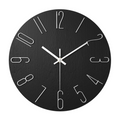 Modern Wall Clock Black | Timeless Wall Decoration 30 cm