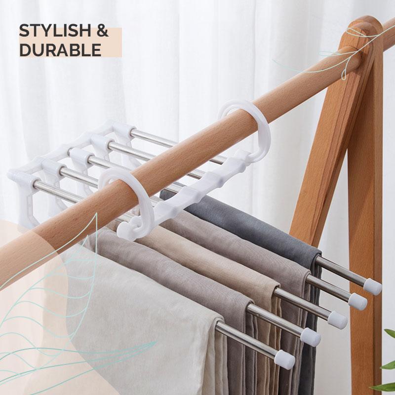 Multifunctional pants rack