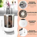Ultimate electric makeup brush cleaner