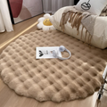 Round Carpet 90x90 Fleece