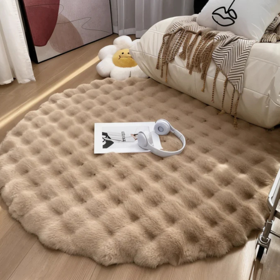 Round Carpet 90x90 Fleece