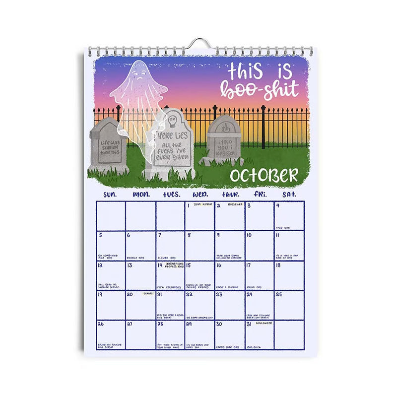 New Version - Hot Air Balloon - NOW IT STARTS AGAIN 2025 CALENDAR