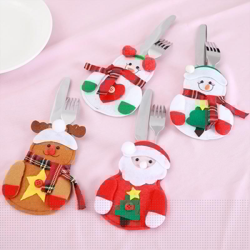 Christmas Tableware Holders Set (12 PCs)