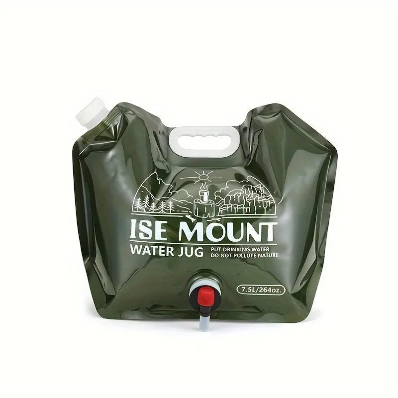 7.5 liter water canister with spout & handle – Easy to store & comfortable pouring
