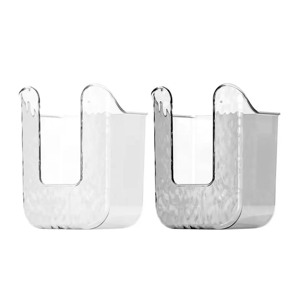 Drill-free wall-mounted tissue holder
