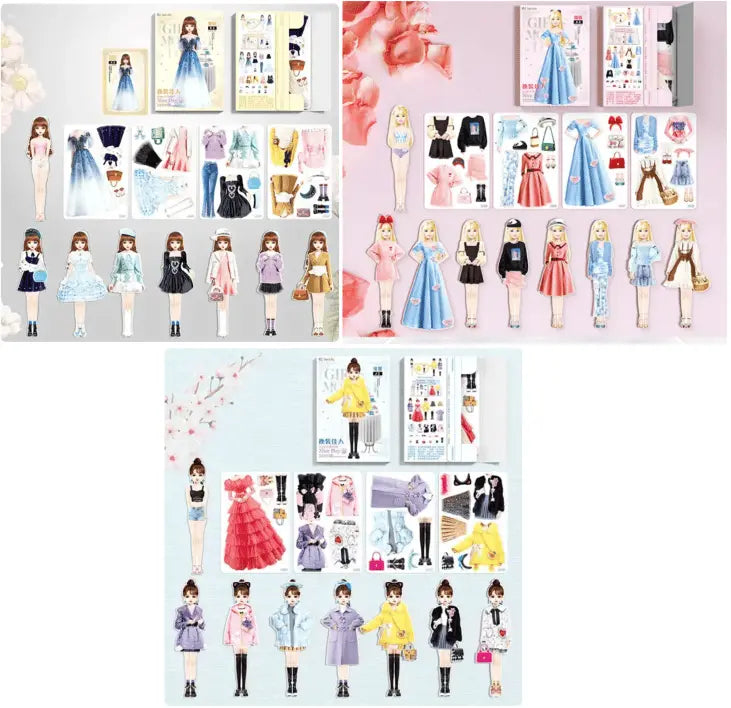 Magnetic Dress-Up Doll Set – Endless Fun for Kids