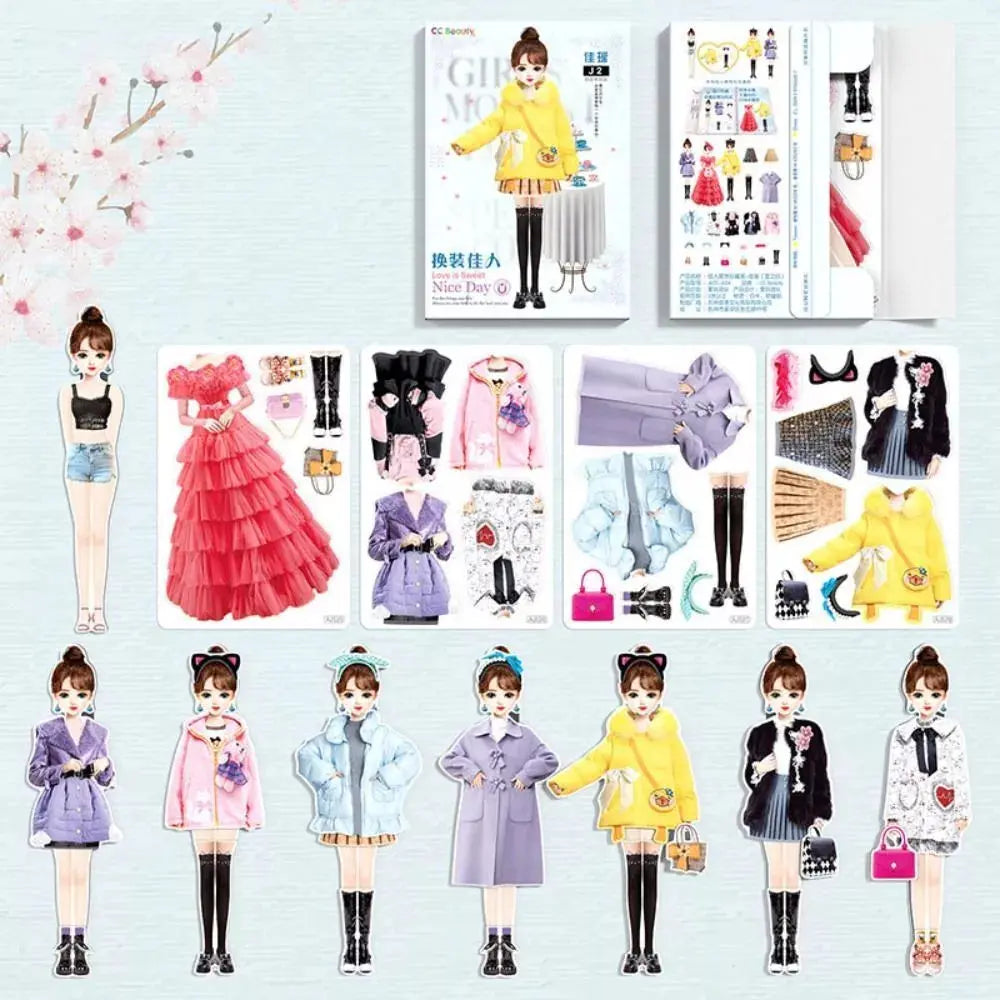 Magnetic Dress-Up Doll Set – Endless Fun for Kids