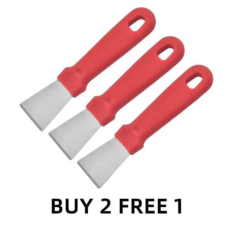 Multifunctional Stainless Steel Kitchen Scraper – Effortless Deep Cleaning