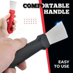 Multifunctional Stainless Steel Kitchen Scraper – Effortless Deep Cleaning
