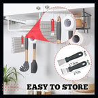 Multifunctional Stainless Steel Kitchen Scraper – Effortless Deep Cleaning