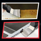 Multifunctional Stainless Steel Kitchen Scraper – Effortless Deep Cleaning