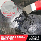 Multifunctional Stainless Steel Kitchen Scraper – Effortless Deep Cleaning