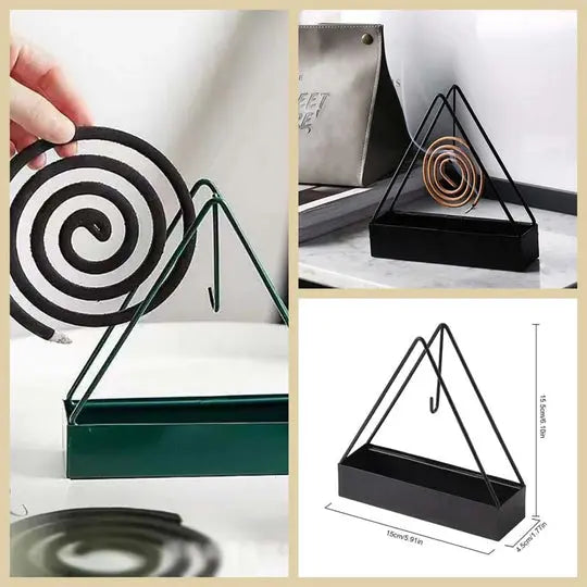 Safe & Stylish Mosquito Coil Holder – For Indoor & Outdoor