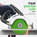 Precision diamond glass cutting disc