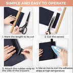 Self-Adhesive Hem Trouser Shortener