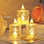 Crystal LED Candle – Flameless, Safe & Stylish
