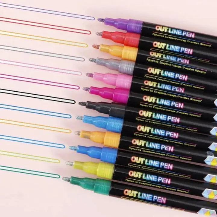 Bright Metallic Markers – Creative Writing & DIY Art