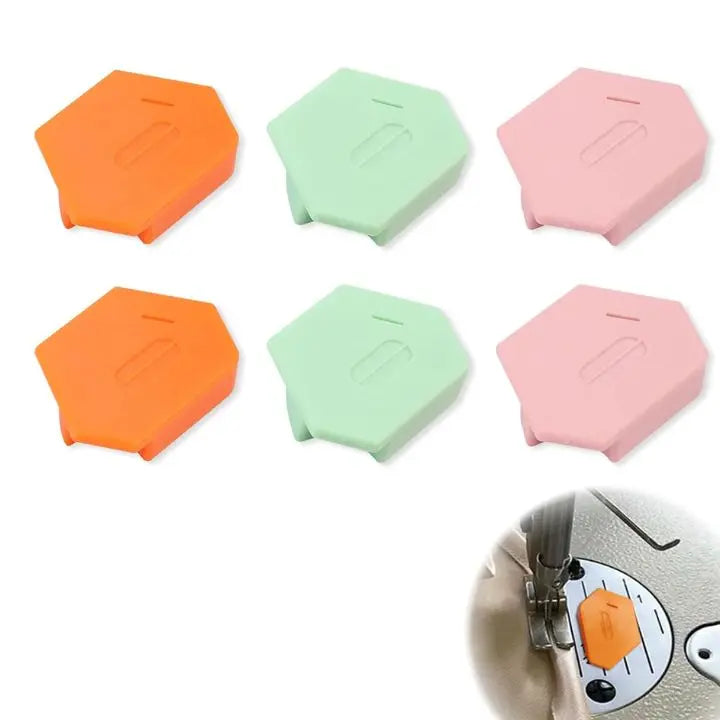 Magnetic seam guide for sewing machine