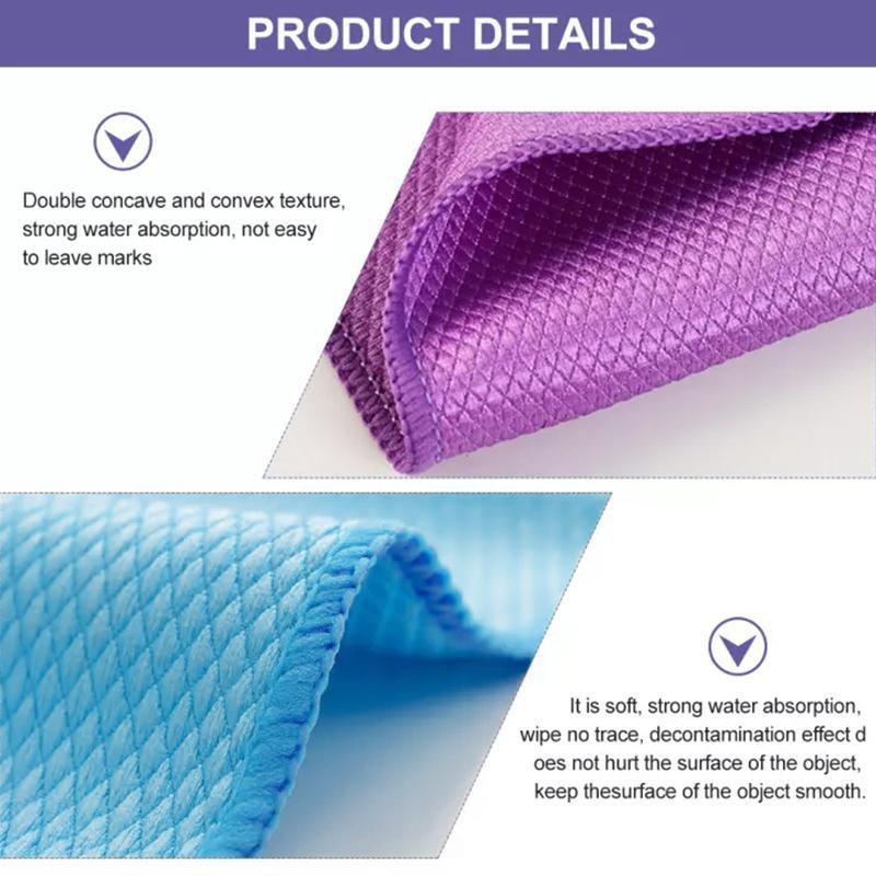 Fish Scale Microfiber Polishing Cloth